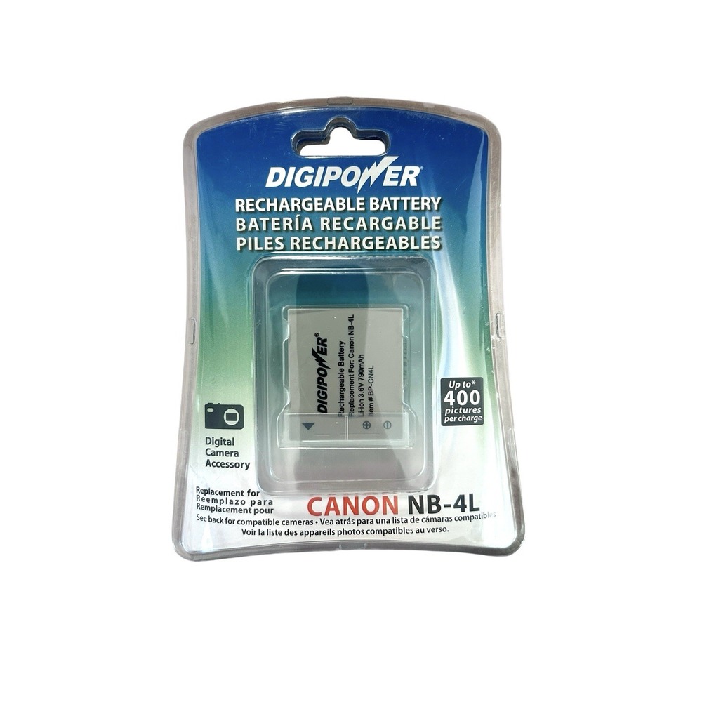 DIGIPOWER Rechargeable Battery Replacement For Canon NB-4L  NEW